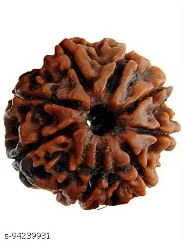 Certified 8 Mukhi Rudraksha Pendant (Brown)