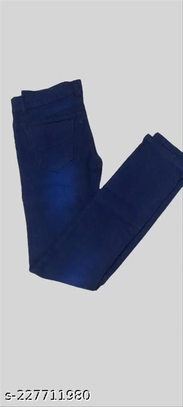 Denim Jeans for Boys (Blue, 8-9 Years)