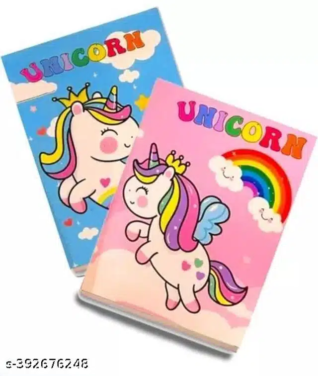 Unicorn Theme Diary with Pencil Kit & Pencil (Pink, Set of 3)