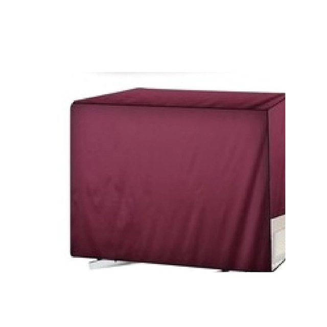 Polyester Printed Split AC Cover (Pink, Set of 1)