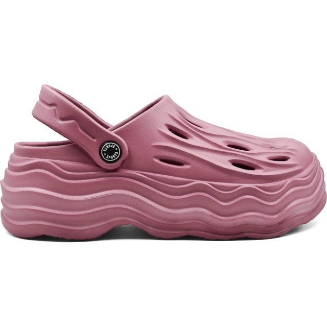 Textured Clogs For Women (Violet, 5)