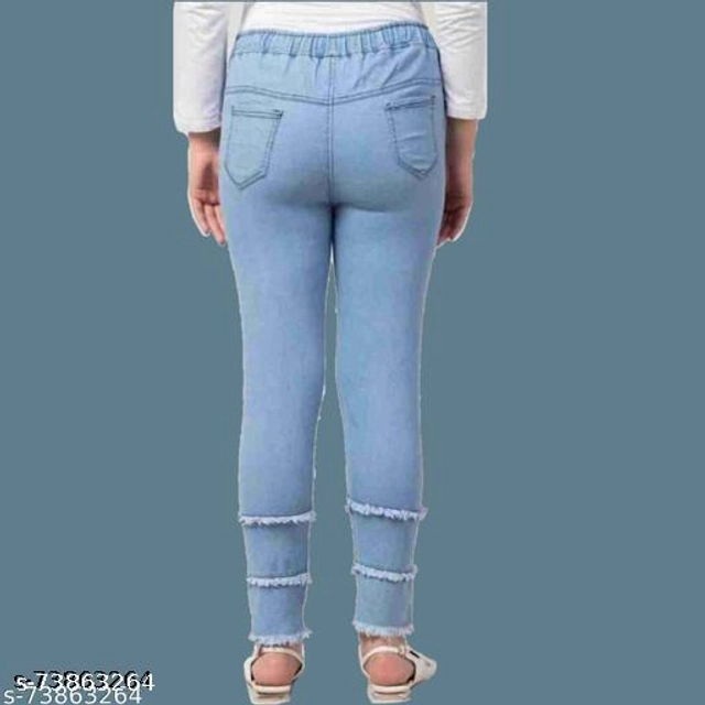 Denim Slim Fit Jeans for Women (Blue, 24)