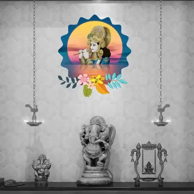 गॉड & गोड्स मोर्डर्न आर्ट 1003 वॉल स्टीकर (40 x 60 x 0.1 Cm)