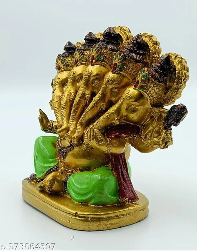 Panchmukhi Ganesh Ji Idol (Multicolor)