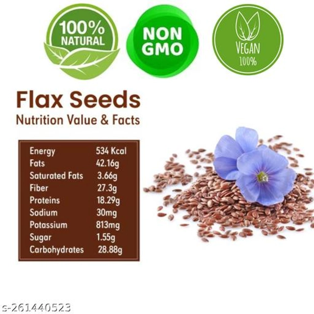 Organic Flax Seeds (1000 g)