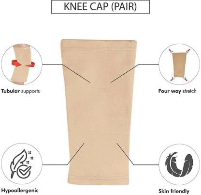 Knee Support Brace For Knee Cap Comfort Pain Relief For Men & Women (Pack Of 1)