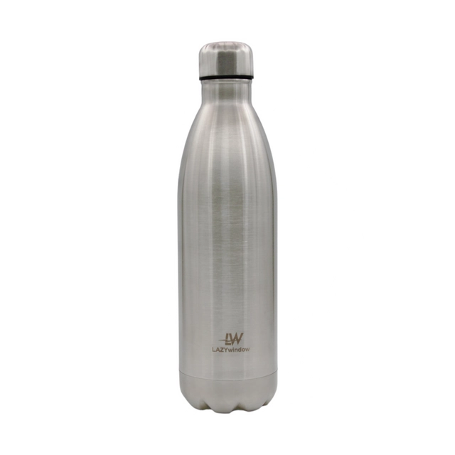 Double Wall Insulated Thermosteel Flask (Silver, 1000 ml)