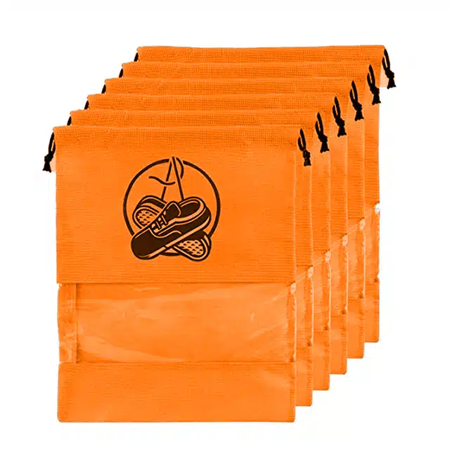 Shoe Cover (Pack of 6, Orange)