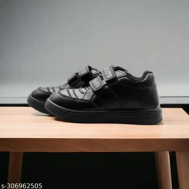 School Shoes for Kids (Black, 3-3.5 Years)