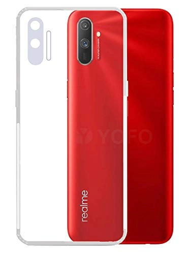 Rubber Mobile Back Cover for Realme_C3 / RMX2027 (Transparent)