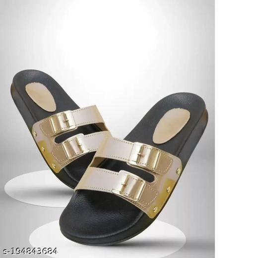 Sliders for Women (Gold & Black, 3)