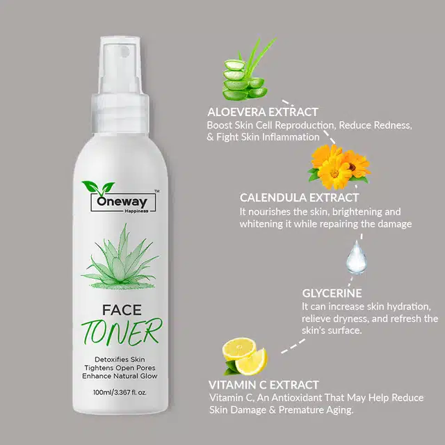 Oneway Happiness Face Toner (100 ml)