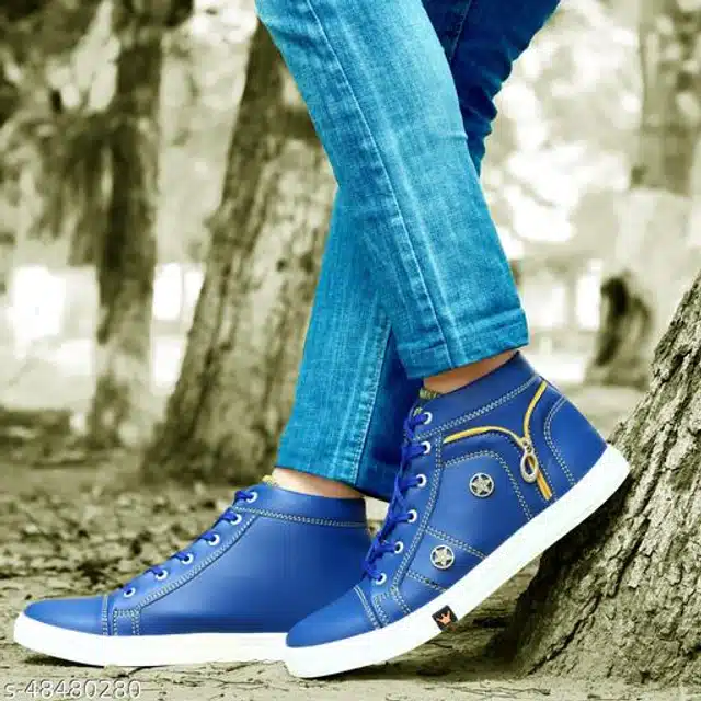 Casual Shoes for Men (Royal Blue, 6)