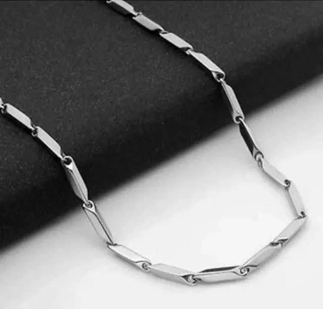 Stainless Steel Chain for Men (Silver)