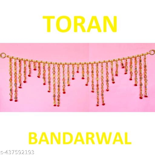 Fancy Toran for Diwali Decoration  (Red)