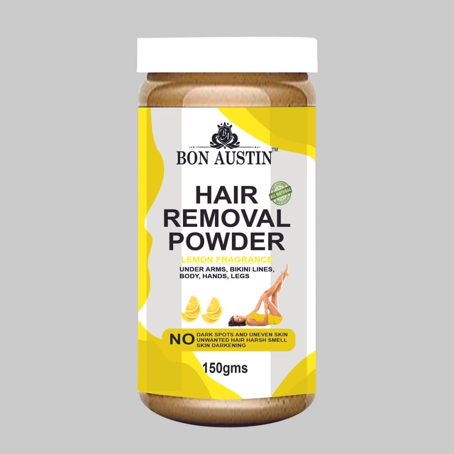 Bon Austin Lemon Fragrance Body Hair Removal Wax Powder (150 g)