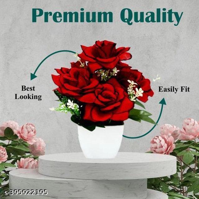 Plastic Artificial Flower (Multicolor)