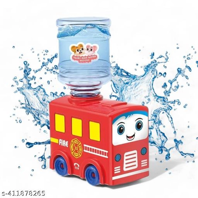 Fire Bus Water Dispenser  Early Development Toy for Kids (Red, 200 ml)