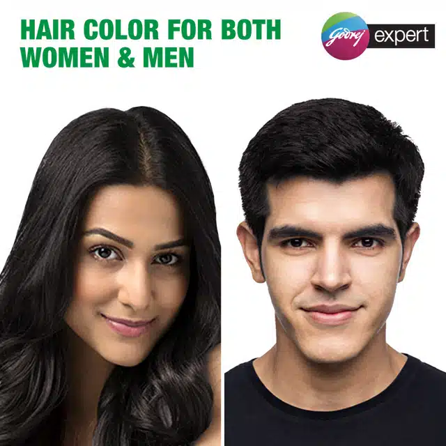 Godrej Expert Rich Crème Hair Colour For Women & Men – (Black Brown Shade) (3.00) 20 g + 20 ml