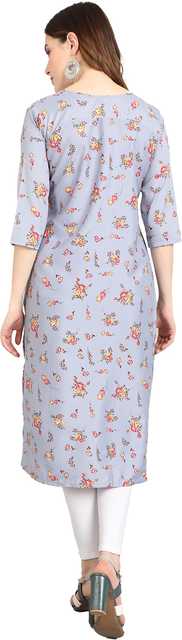 Women Crepe Printed Kurta (Pack Of 3) (Multicolor, S) (SD-530)