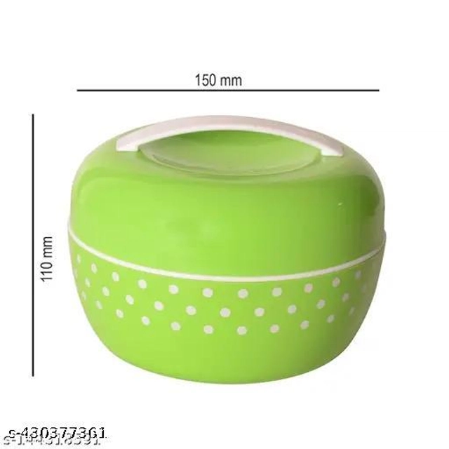 Plastic Lunch Box (Multicolor, 1000 ml)