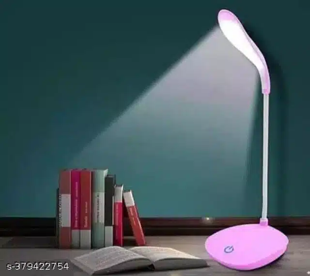 Plastic Table Lamp (Pink)