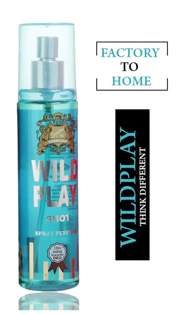 Wildplay Shot Perfume Body Spray for Unisex (125 ml)