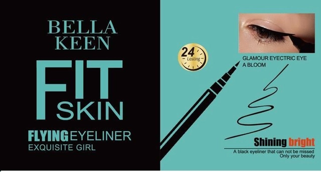 Bella Keen Eyeliner (Black, Pack of 2)