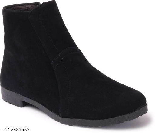 Boots for Women (Black, 3)