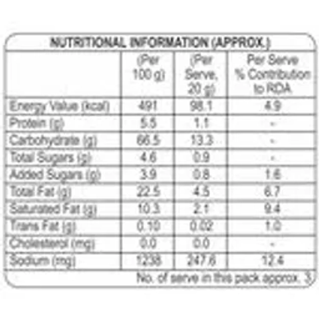 क्रैक्स फ्रिट्स क्रीम एंड ऑनियन 57 g (पैक ऑफ़ 3)