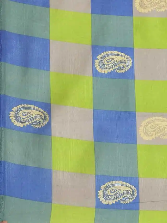 SVB प्रिंटेड आर्ट सिल्क साड़ी 