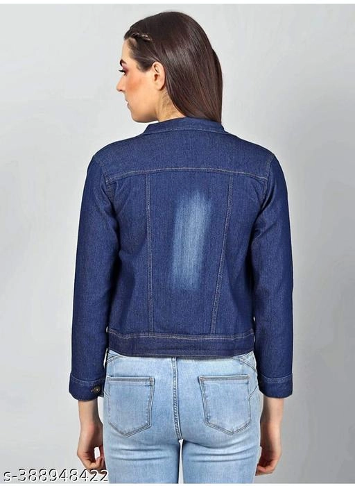 Denim Jacket for Women (Blue, S)