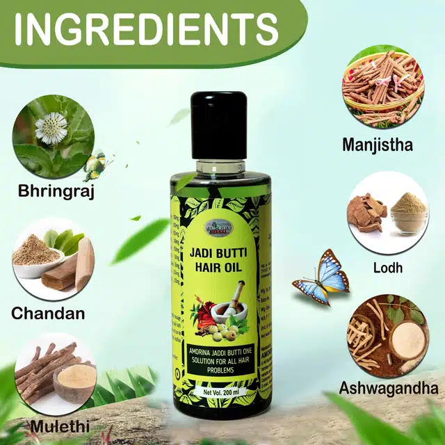 Ayurvedic Herbal Sanjivani Jadibuti Hair Oil (200 ml)