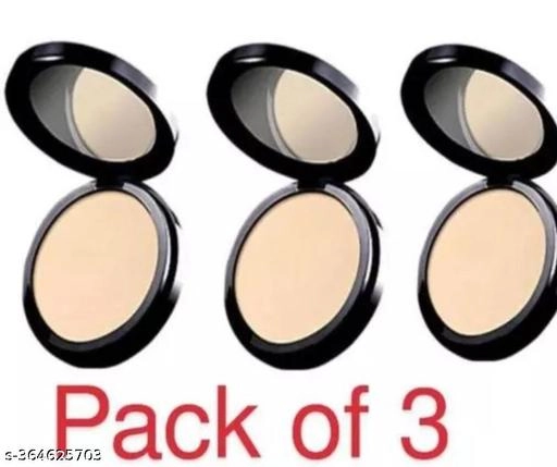 Makeup Compact Powder (Beige, 30 g) (Pack of 3)