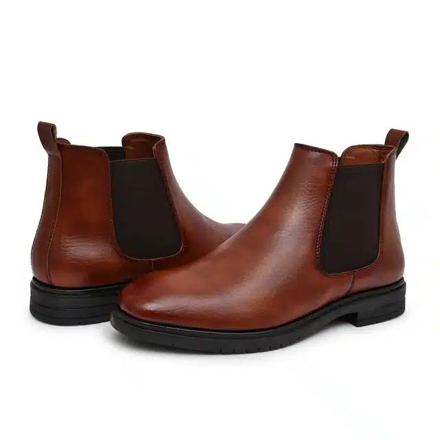 Boots for Men (Tan, 8)