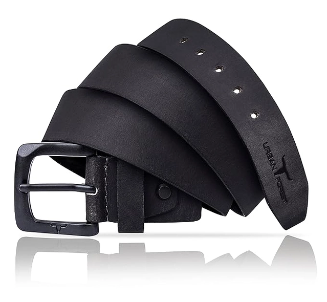 Faux Leather Belt for Men (Black)