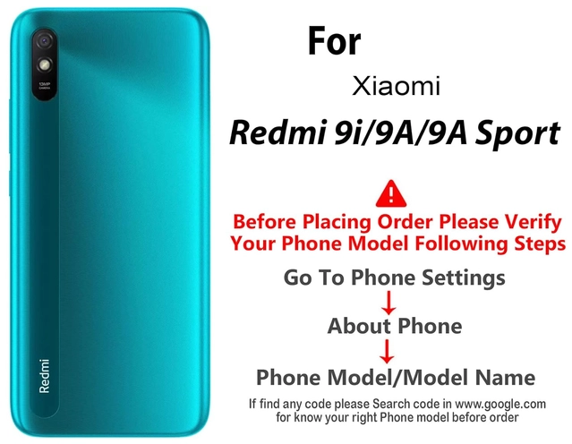 Silicone Mobile Back Cover for Redmi 9A Sport (Transparent)