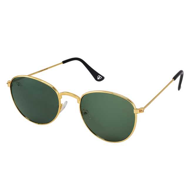 Trendy & Stylish Men Oval Sunglass (Green) (RC-33)