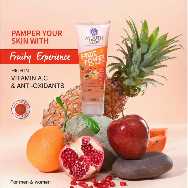 Ayouthveda Fruit Power Face Wash Gel 100 g