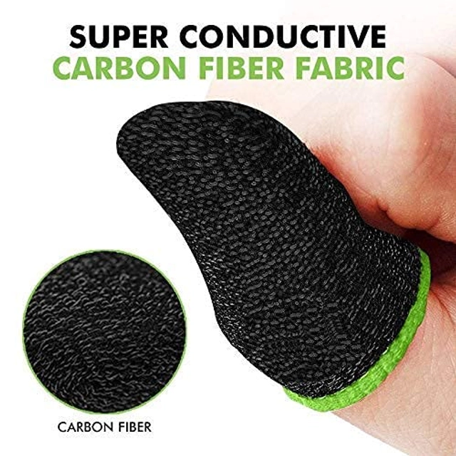 Fiber Anti-Slip Thumb Sleeves with Pouch (Assorted, Set of 4)