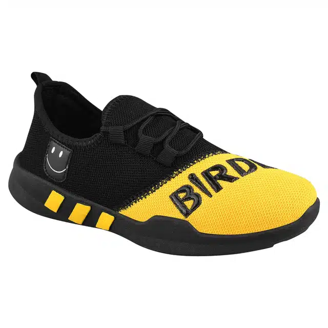 Stylish Lightweight Casual Shoes for Men (Yellow, 7) (AE-252)