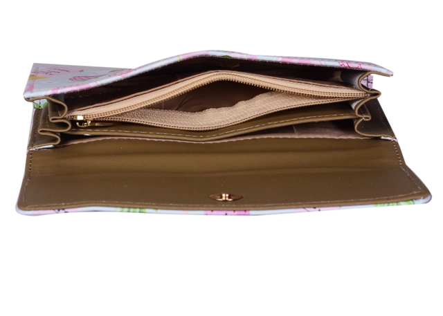 Canvas Clutch for Women (Multicolor)