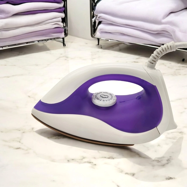 Nissan Home Appliances Elight Light Weight Dry Iron (Purple & White, 1000 W)