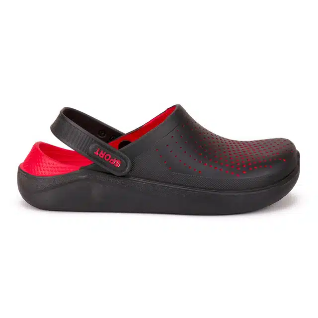 Clogs for Mens (Red, 6)