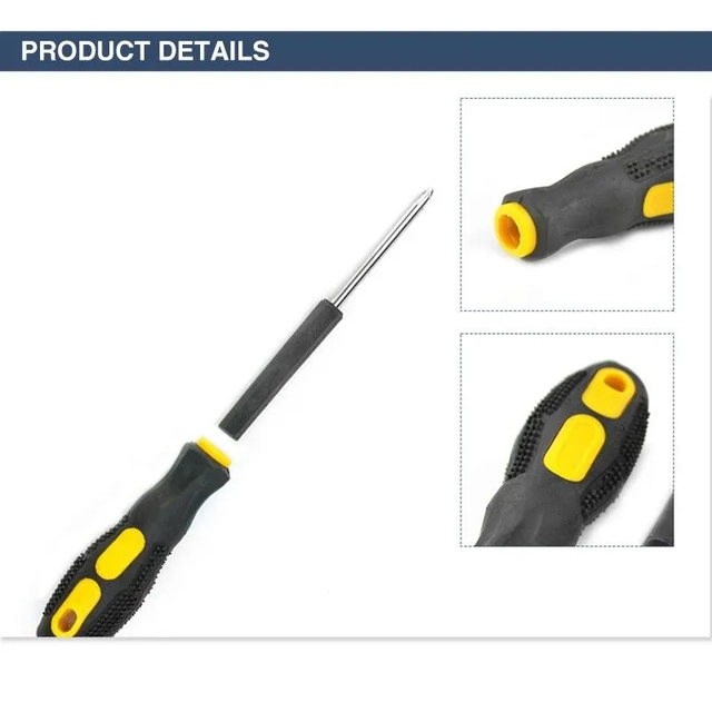 Ruzan Premium 8-in-1 Professional Multipurpose Combination Screwdriver Set (Multicolor, Set of 1)