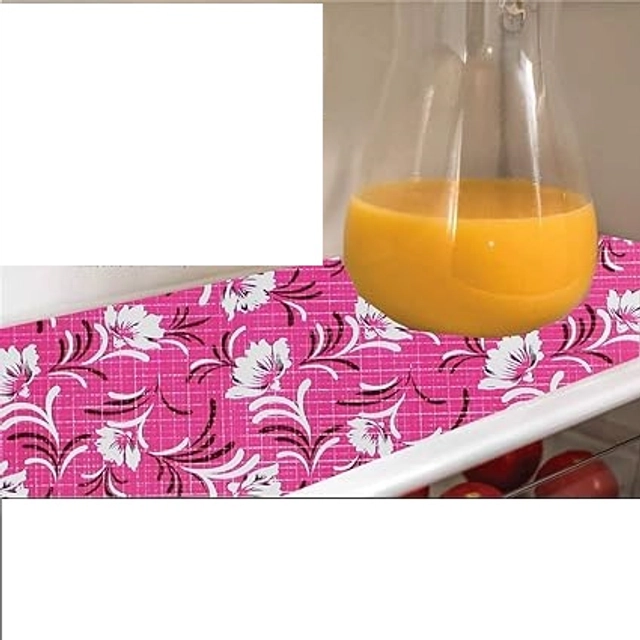 Laminated Non Woven Kitchen Cabinet Shelf Mat (Multicolor, 45x500 cm)