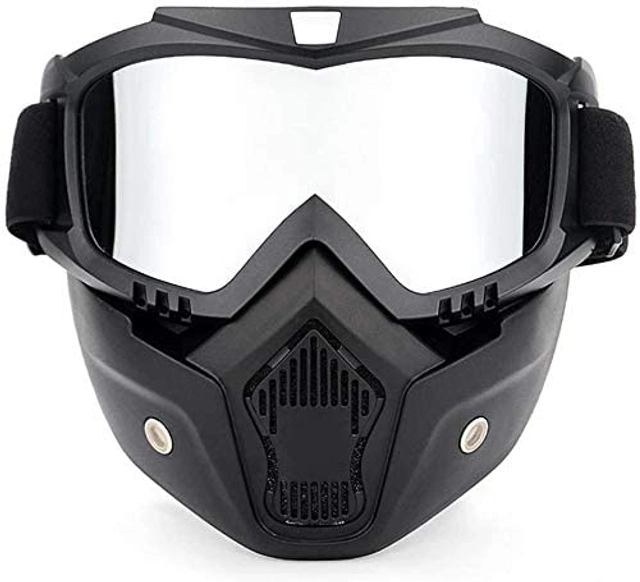 Anti Scratch Uv Protective Riding Face Mask (Black)