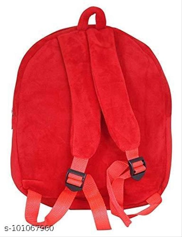 Canvas Backpack for Kids (Red & Black)