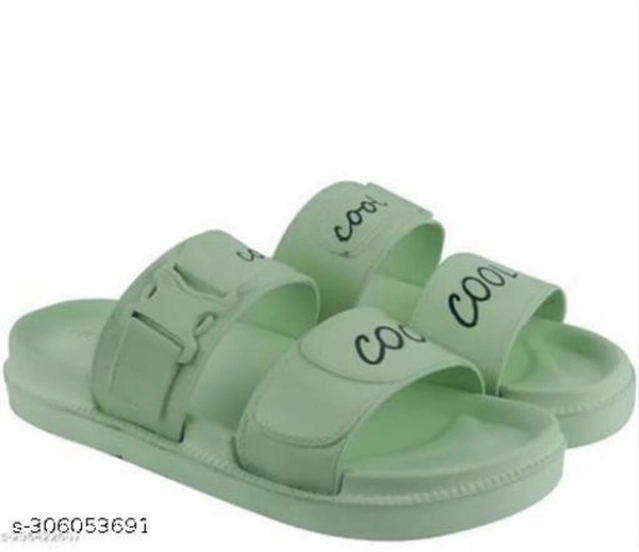 Sliders for Women (Green, 4)