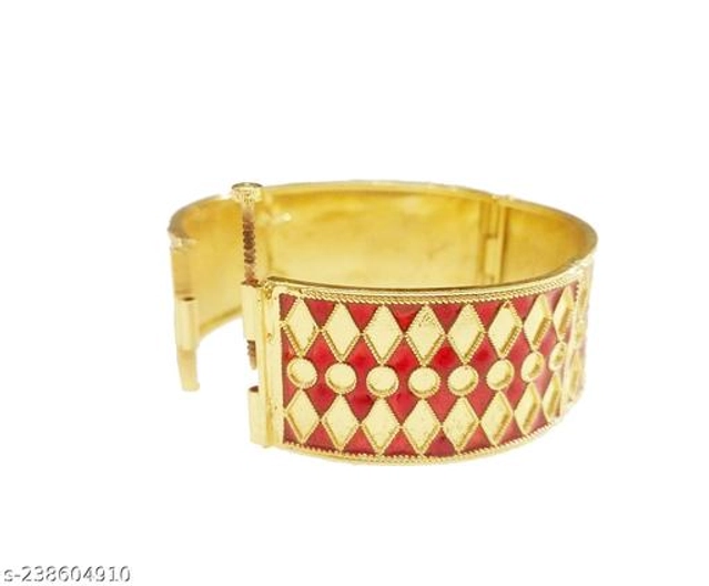 Brass Gold Plated Bangles for Women (Multicolor, 2.2)